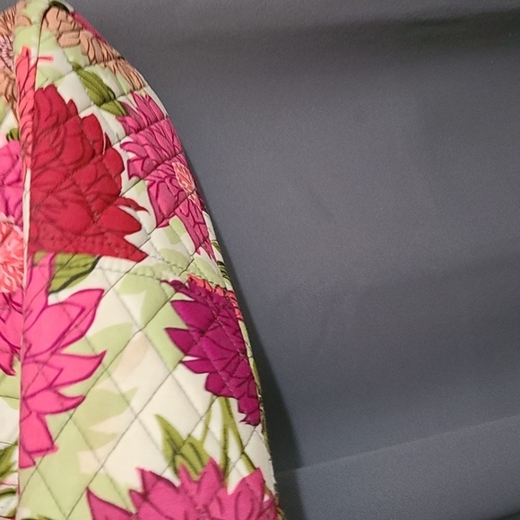 Vera Bradley Hello Dahlias Retired Purse Shoulder Bag Floral Kiss Lock GUC READ - Picture 7 of 16